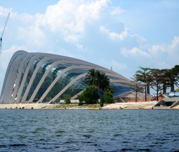 Singapur weist viele Sonnenstunden auf