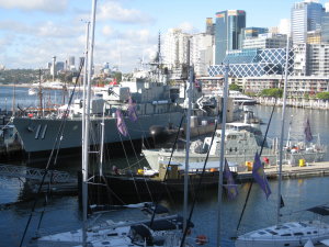Der Hafen von Sydney
